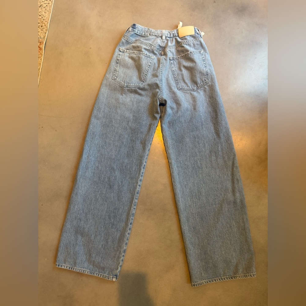 Citizens of Humanity Vintage Wide-Leg Button Fly Jeans — Size 26 - Picture 4 of 7